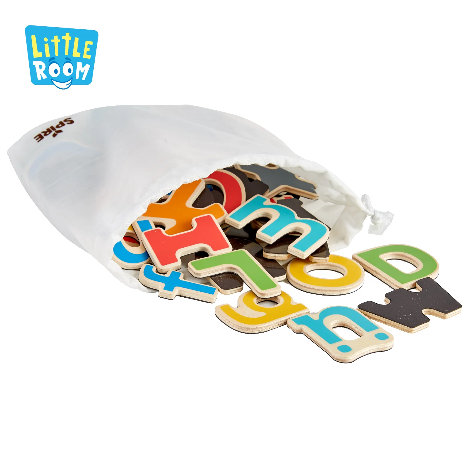 Magnetic letters toys  ABC 3D Toddler Natural Wooden Chunky Alphabet Baby Puzzle kid