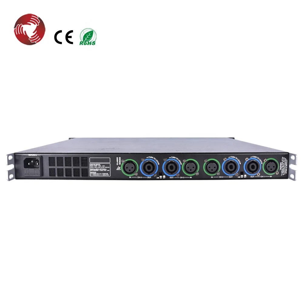 Профессиональный 1u аудио цифровой усилитель мощности M350 450W *