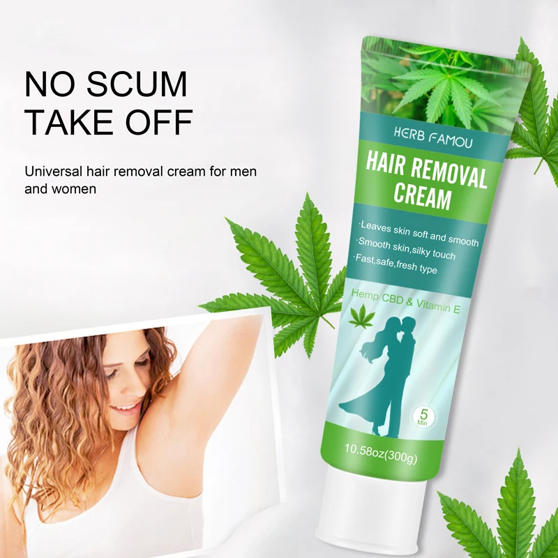 Factory OEM Permanent Hair Removal Cream Painless Armpit Hands Face Body Hair Legs Hair Removal Cream For Women Men