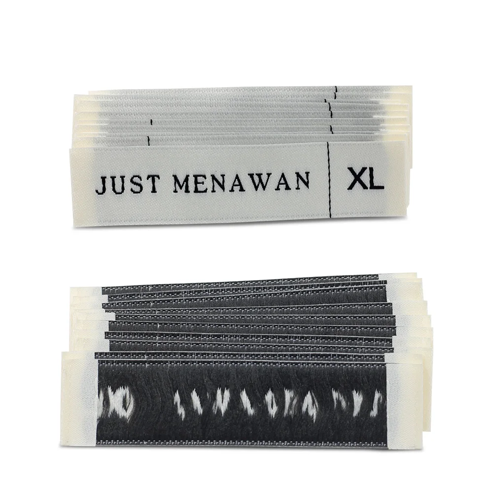Custom Embroidery Brand Labels For Clothing Cheap Woven Fabric Garment Labels Tags Clothes Labels