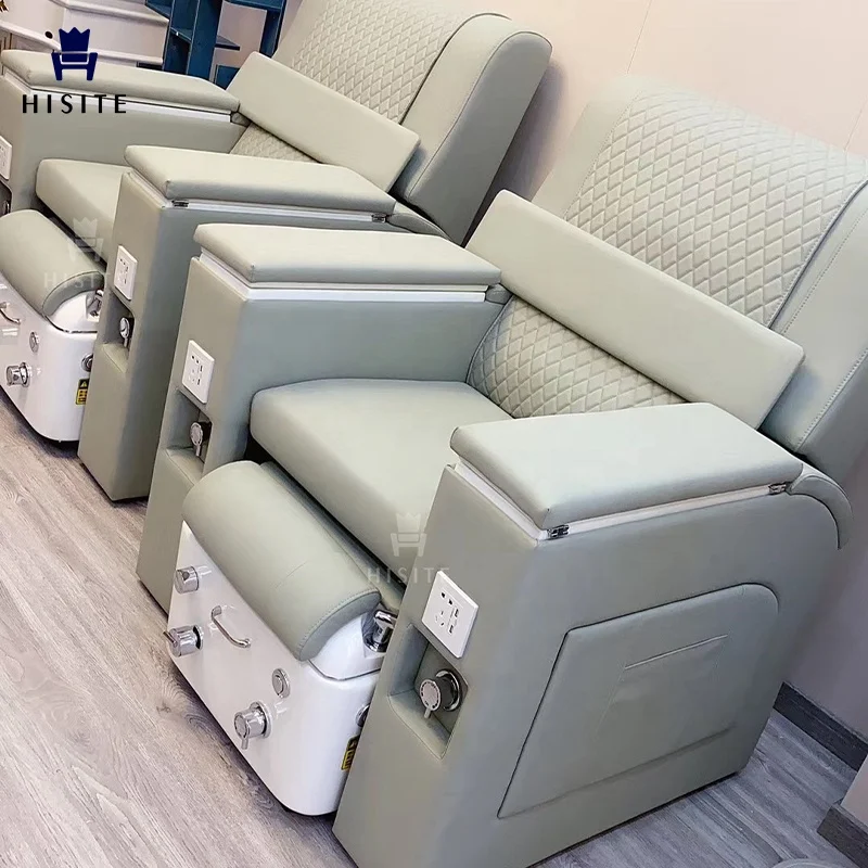 Hisite Nail Salon Spa Manicure Pedicure Chair with Basin