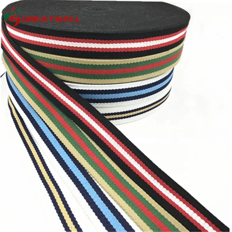 Gift wrap packing use custom company name logo printed ribbon label cotton tape