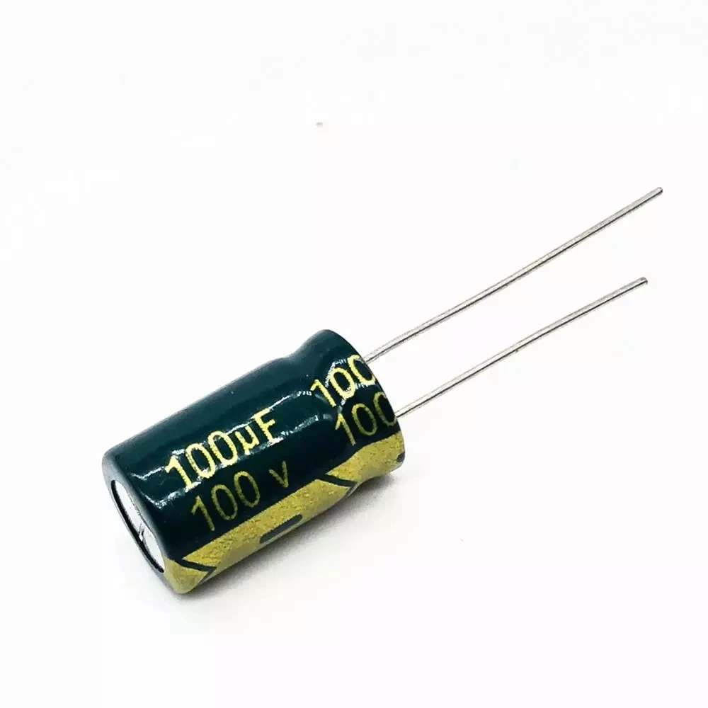 New Aluminum Electrolytic Capacitor 100UF 100 V 10*17mm 100uf 100v 100V 100UF Electrolytic Capacitor