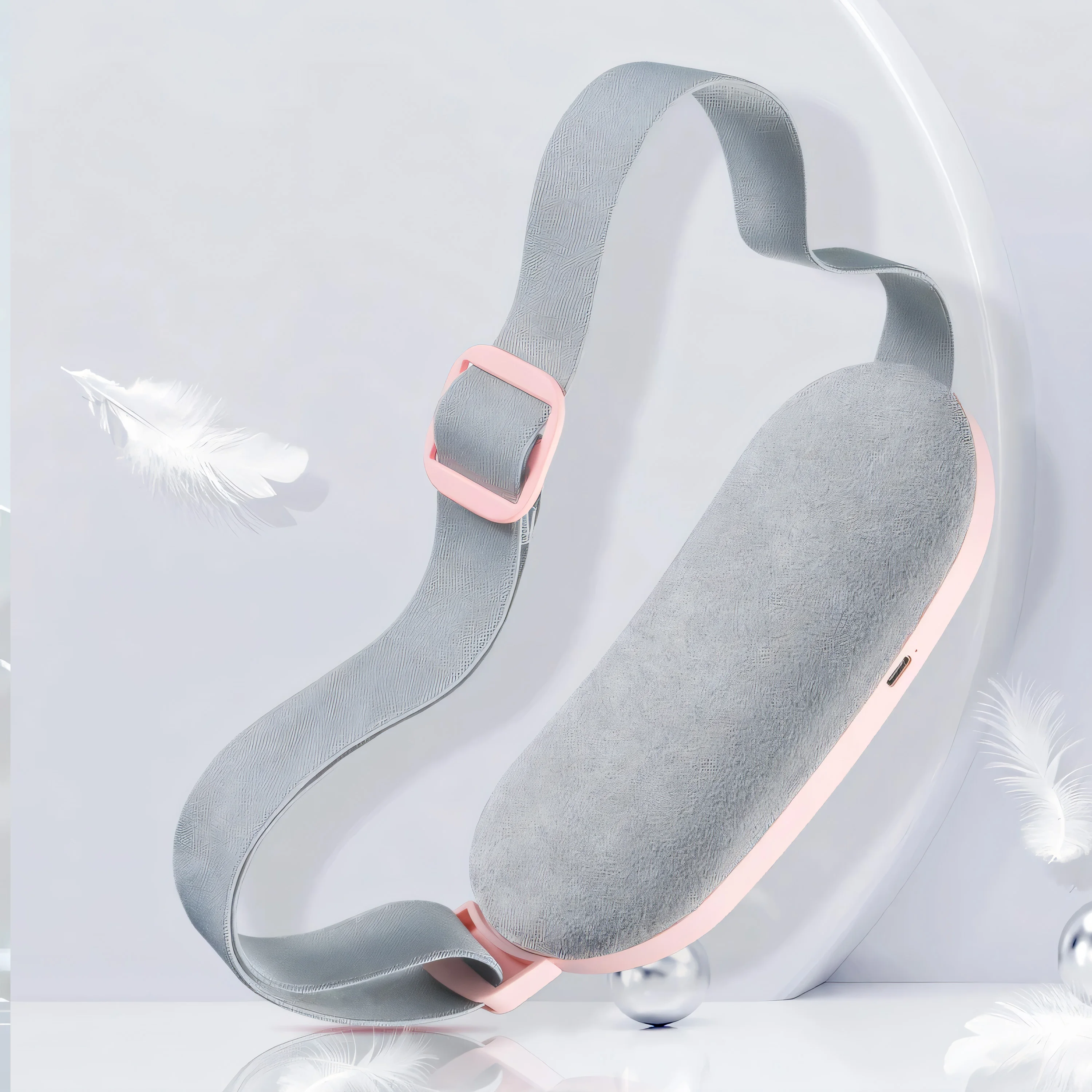 High Quality Digital Display Cordless Menstrual Heating Pad Fast Heating Massage Period Waist Wrap Belt Women