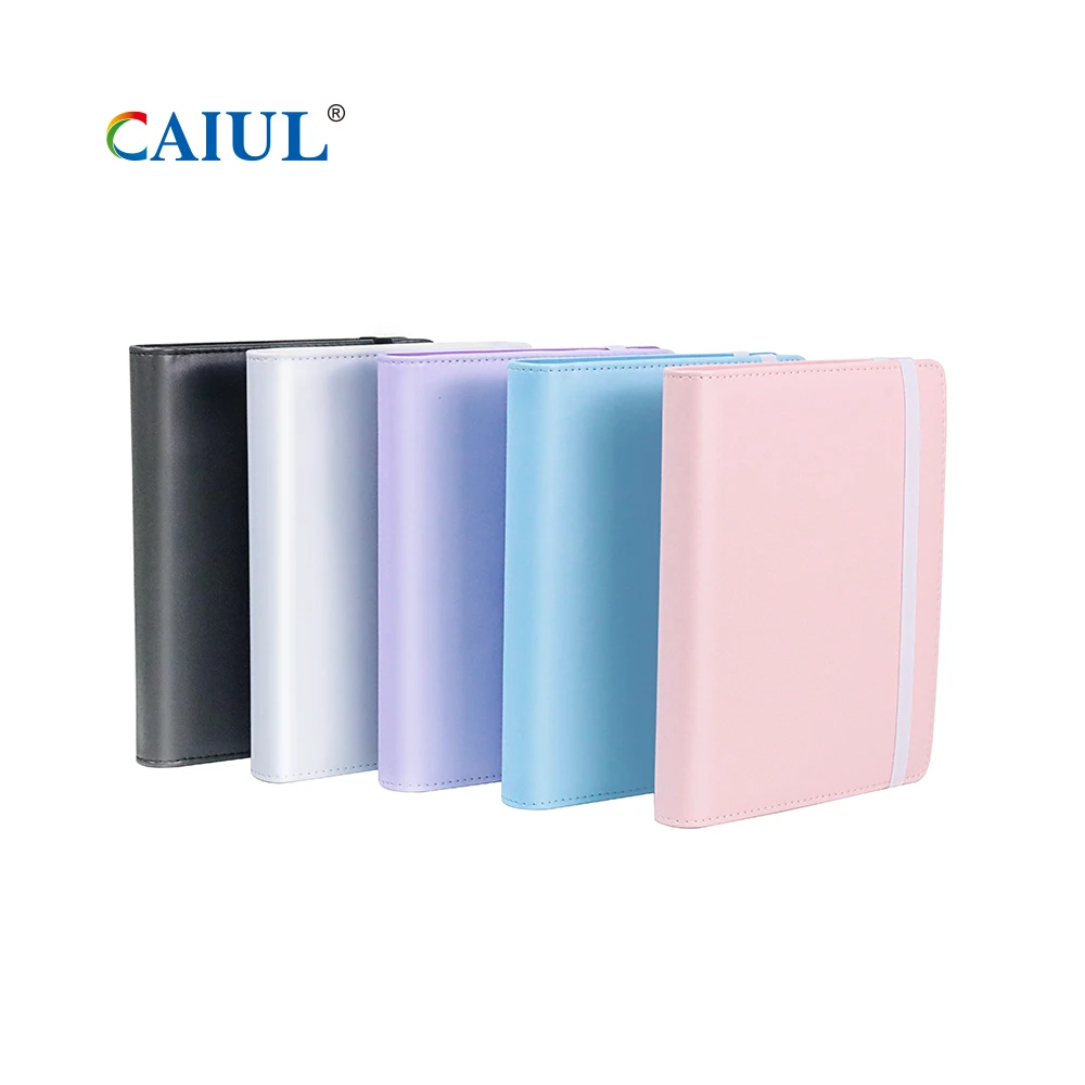 Large PU Leather Case Photo card Binder Photo Album Solid Color Collect Book 3 Inch Pictures Instax Mini EVO Films