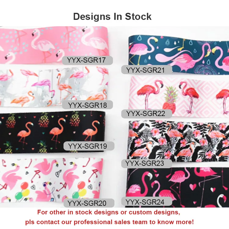 YYX Designer Grosgrain Ribbon Stripe Grosgrain Satin Printed Cartoon Grosgrain Ribbon 3 Inch