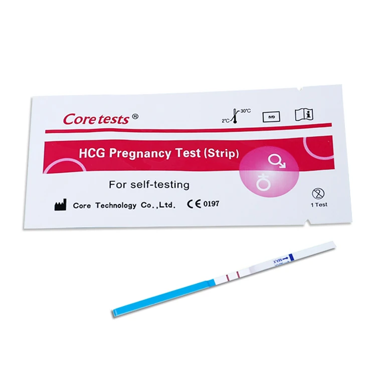 Private Label Home Use Early Pregnancy Urine Accurate One Step Pregnancy Test Strip For Women