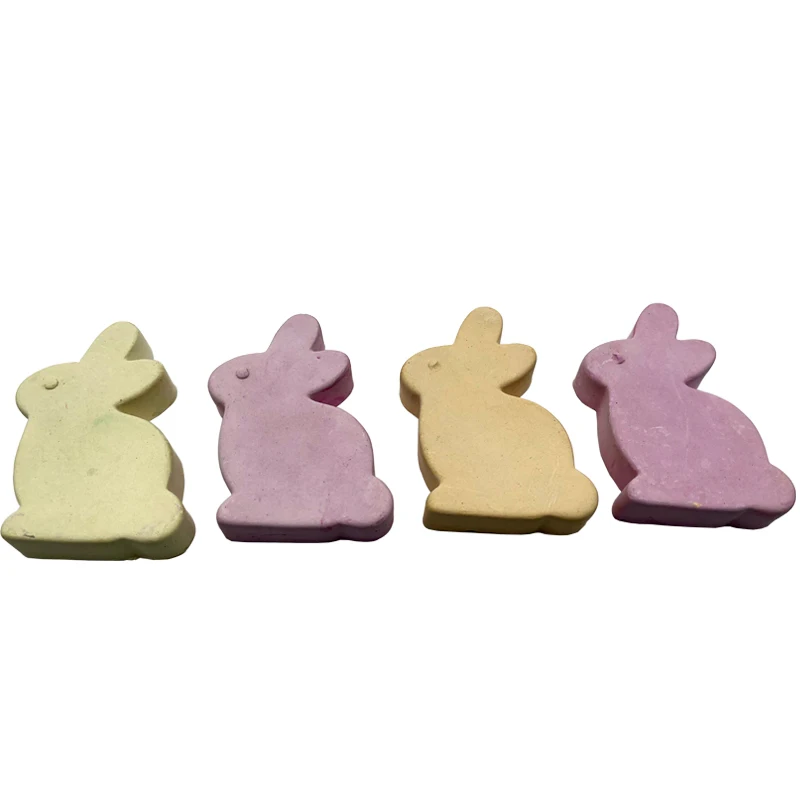 Нетоксичный уличный мел в форме кролика для тротуара