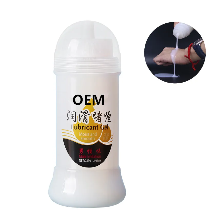 Best Sex Products Private Label Factory OEM Sex Lubricant Water Based Fake Semen Lubricant