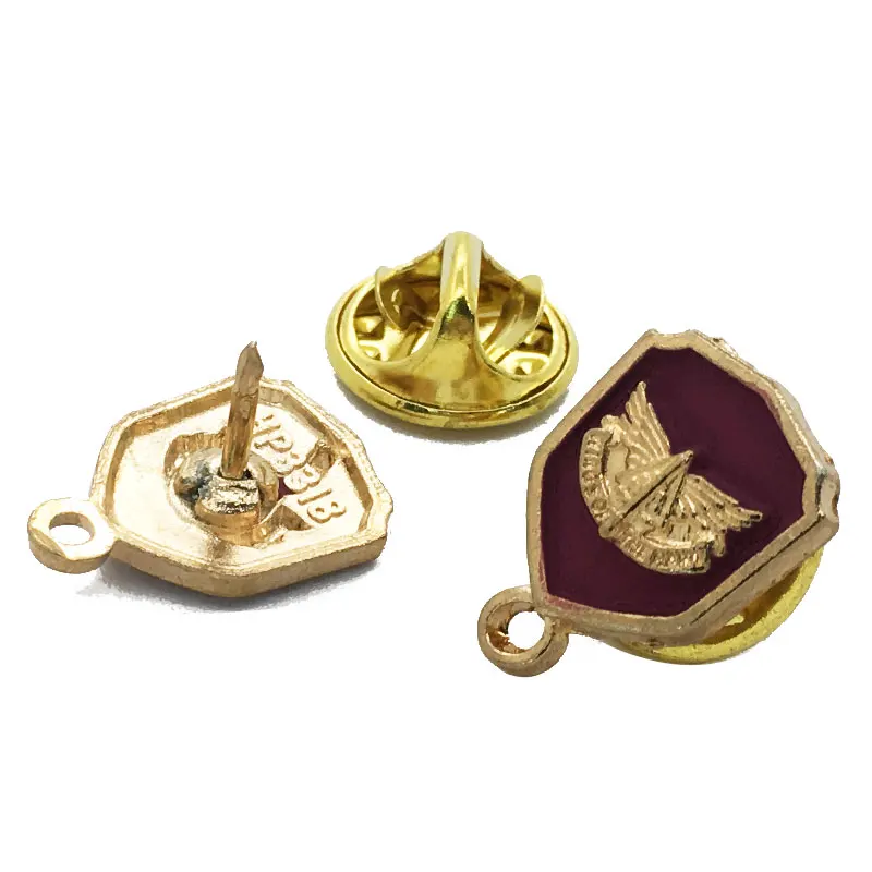 Wholesale Custom Design 3D Brand Logos Cartoon Tags Metal Lapel Enamel Football Pin Badges Name