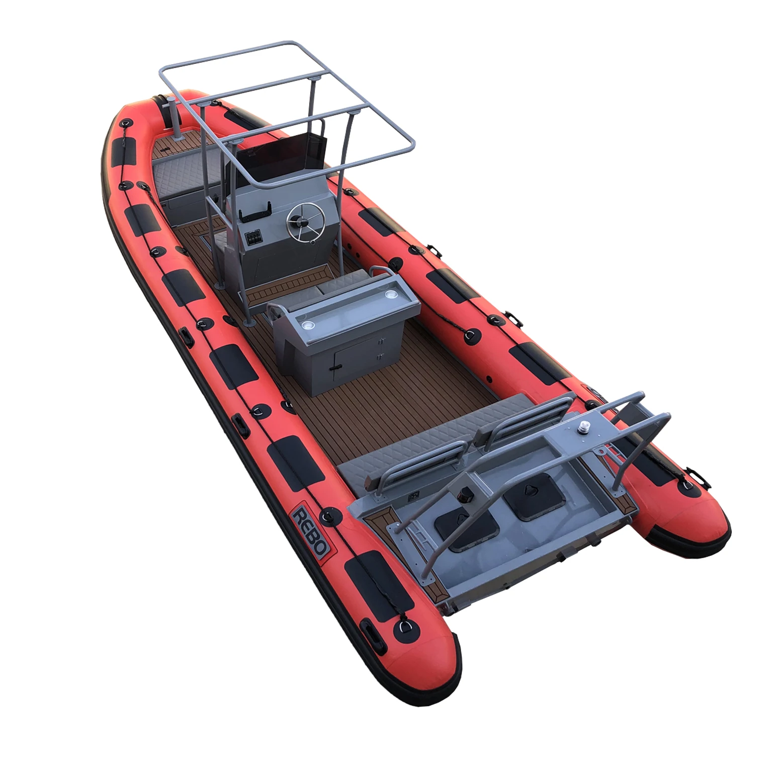 Rhib700 23ft жесткий алюминий двойной орка корпус гипалон/ПВХ надувные лодки для продажи