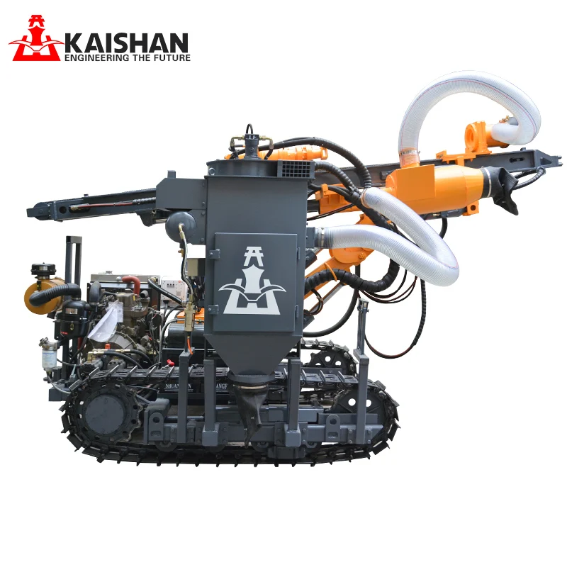High quality 40m depth High Air Pressure DTH  and bit Ore Mining Deep Hole DTH drill rig