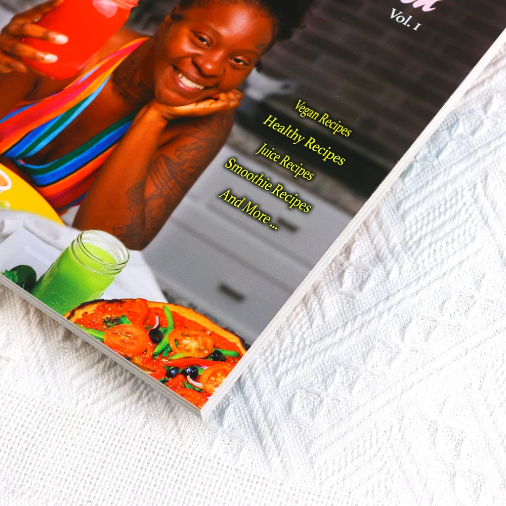 Custom High Quality Full Coloring Hardcover Food Menu/Recipe/Cook Book Printing