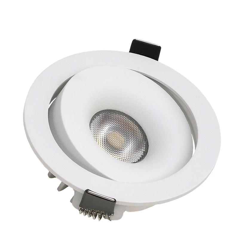 7W 8W 9W 10W  Luces  Lighting Solutions Smart Anti Glare Triac Dimmable Led Light Cob Led Downlight For Indoor