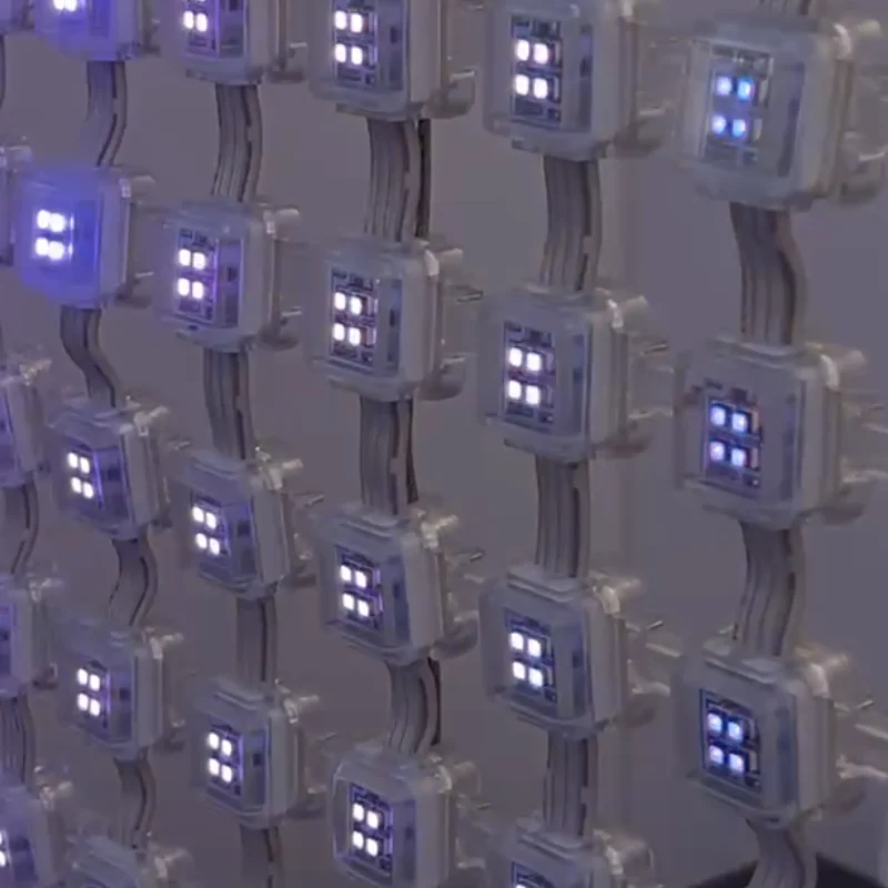 p40 p55 flexible building facade lighting led curtain outdoor soft led mesh display transparent