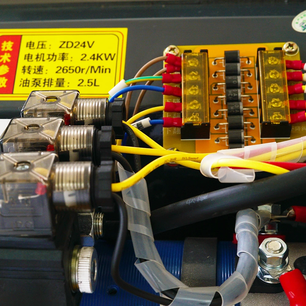 12v24v Dc Ac двухсторонний гидравлический блок питания подходит для погрузочной разгрузочной платформы