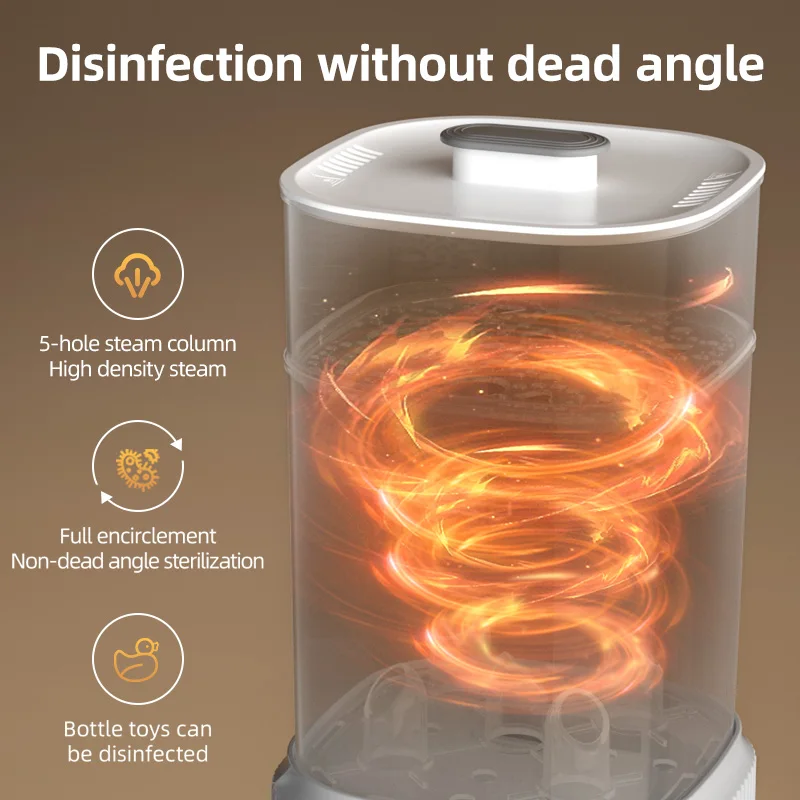 Wholesale 6 in 1 baby toys sterilization portable electric bottle steam sterilizers for baby