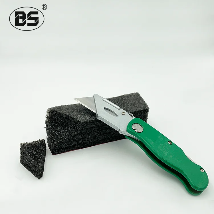 Wholesale folding knives pocket steel knives box cutter craftsman folding utility knife