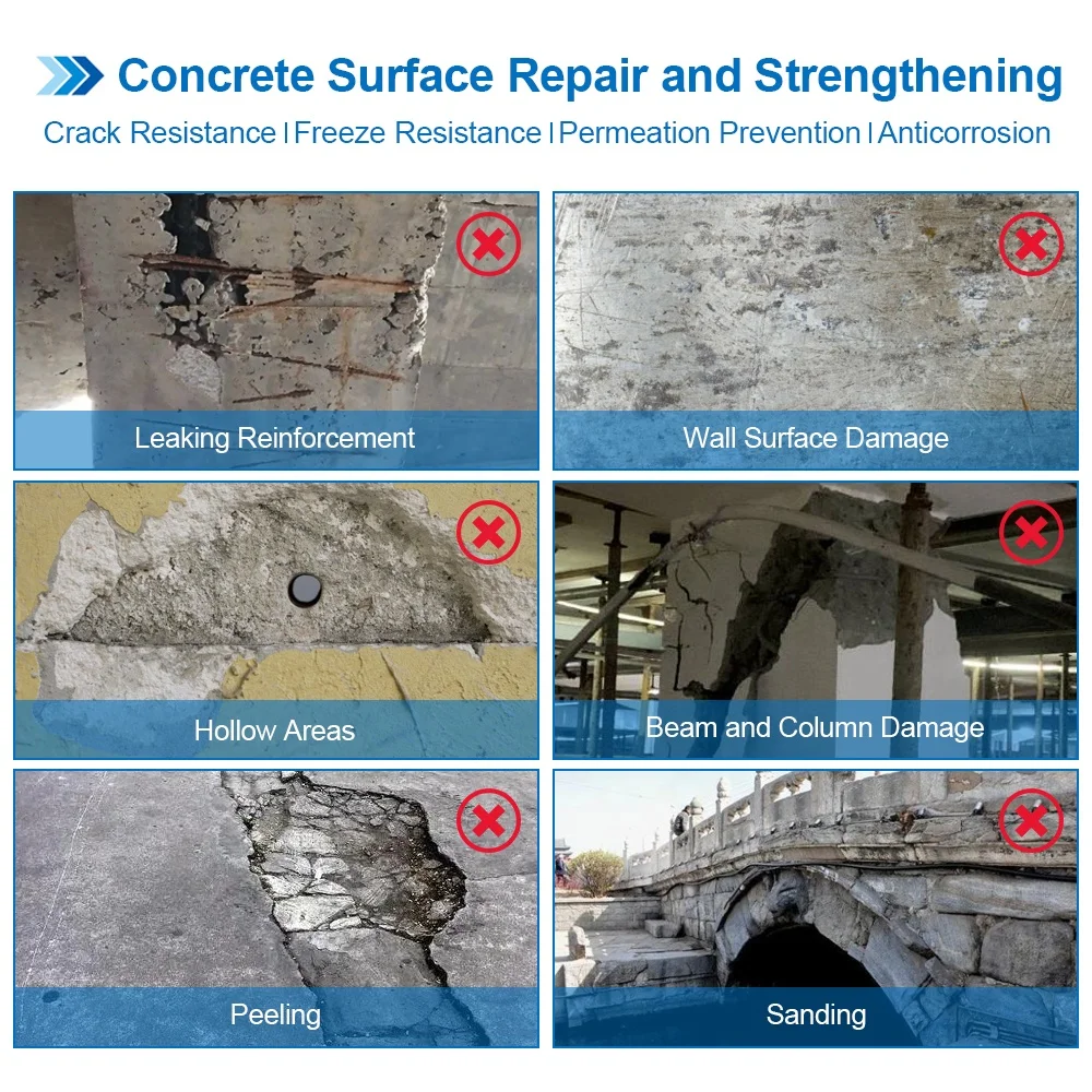 Strong Bonding Good Water Resistant Polymer Cement Coating Wall Floor Waterproof Mortar Mix Product