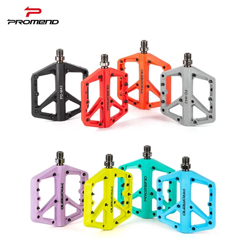 Nylon 2023new Sealed Bearing Bicycle Pedal Fast Speed MTB Bike Pedal China Manufacturer Nylon Plastic Big Axle MTB Cycling Pedal