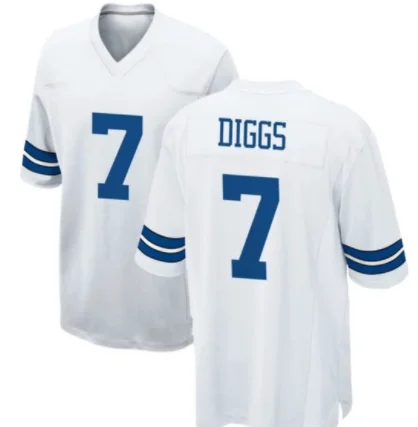 2022 Wholesale Dallas  #7 Diggs #8 Aikman #9 Smith Embroidery Limited Jersey Stitched American Football Jerseys