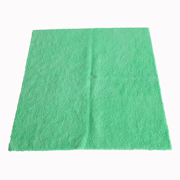 Ultrasonic cut edges microfibre towel cleaning cloth edgeless microfiber towel cloth for cleansing towel