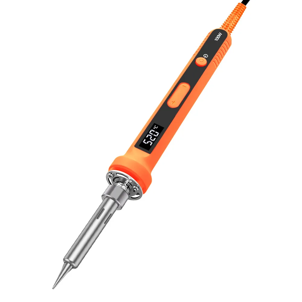 100W Digital Display Electric Soldering Iron Adjustable Temperature Constant Iron Internal Heating Household Iron Soldering