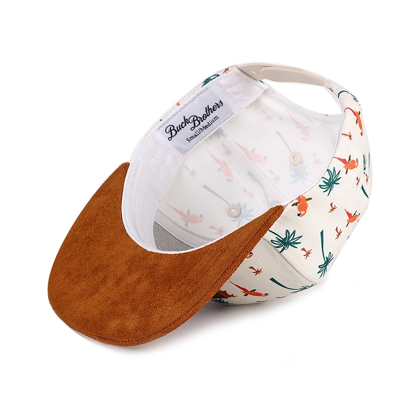 custom kids sublimation printed sport cap with suede brim children snapback cap hat
