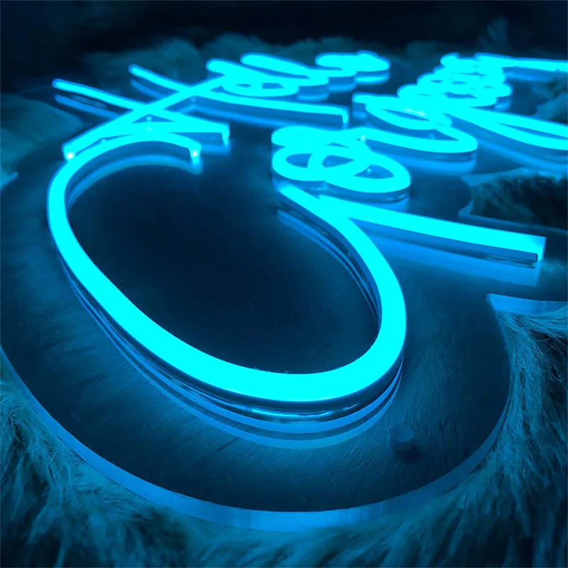 Hand make DIY name Logo Billboard Flex LED Hello Gorgeous Neon Light Acrylic board custom bride to be neon sign