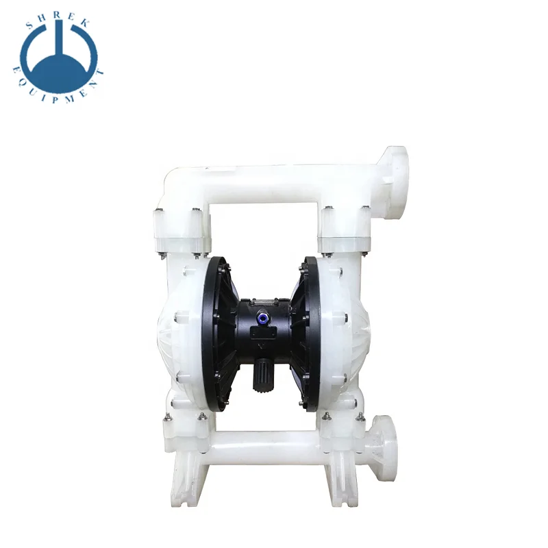 Top quality CE certified  QBK perfluoroplastics strong acid and alkali resistant pneumatic diaphragm pump