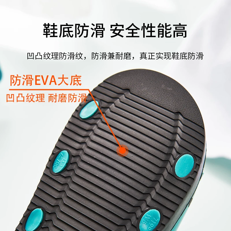 LUOFU ladies slipper eva high heel sandals slippers indoor and outdoor luofu heard shape  pattern printing slipper