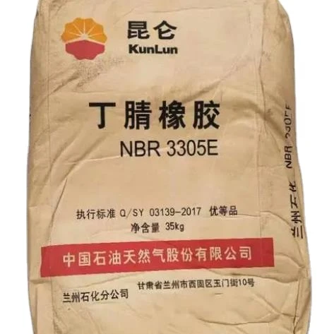 Nitrile Butadiene Rubber NBR 3305E NBR41E NBR3308E from Sinopec or Petrochem Kunlun brand or Sinopec brand original package