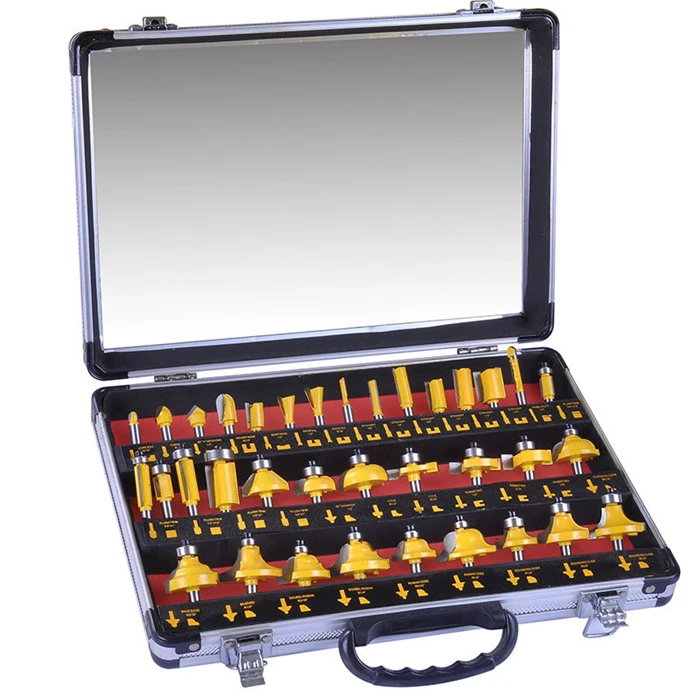 milling cutter router bit set woodworking tool accessories engraving cutting tools