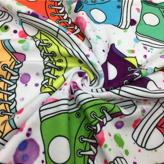 Оптовая продажа, качественная Двойная матовая ткань из полиэстера и спандекса, изготовленная по заказу DBP