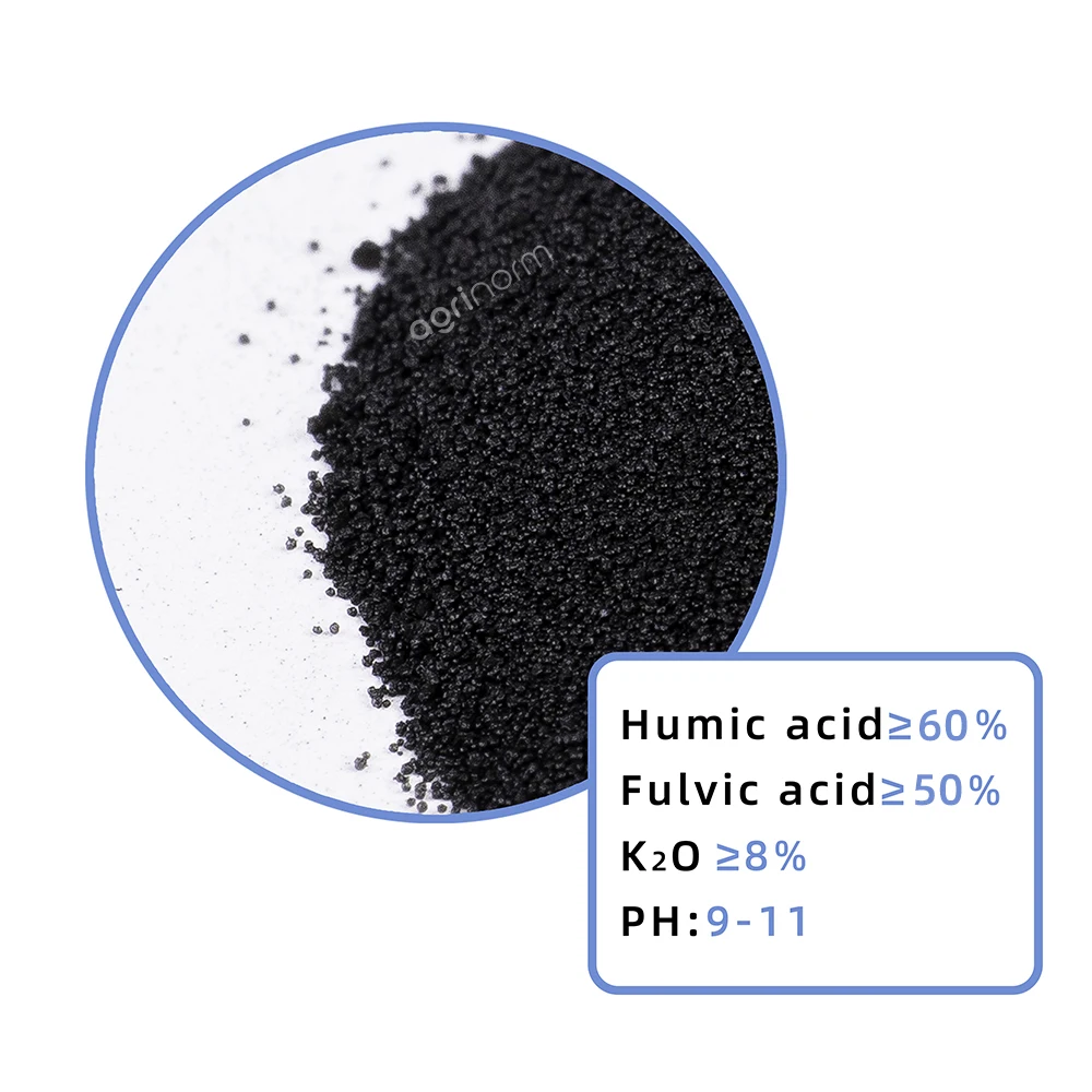 High quality 100% instant humic acid water soluble spray fertilizer humic acid fulvic acid fertilizer