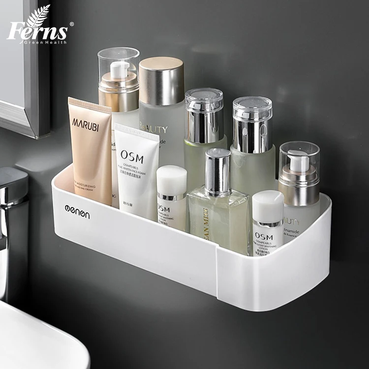 Bathroom Storage Organizer Shelves Shower Soap Box Plastic Storage Plate Rack