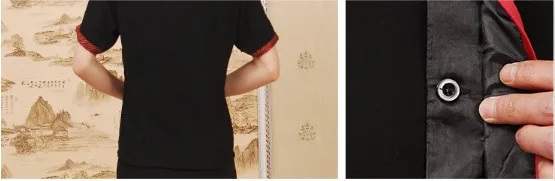 Custom design waiter and waitress uniform