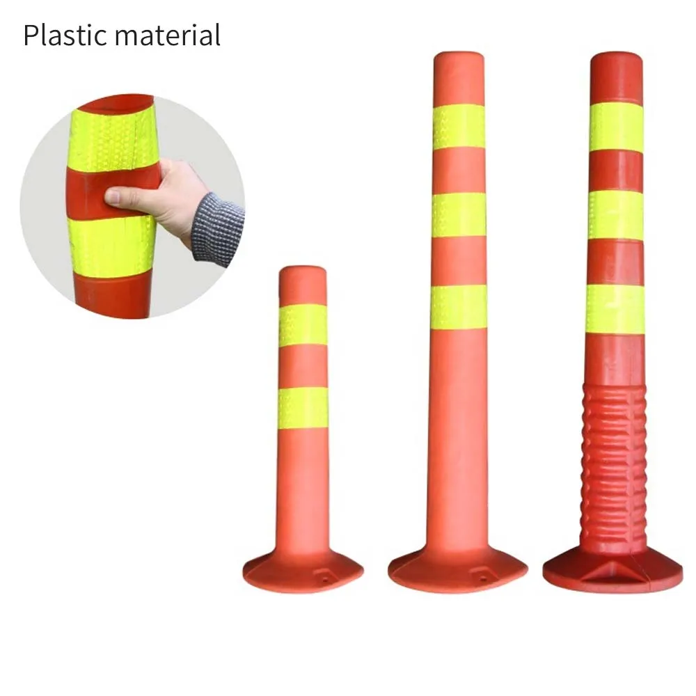 HCSP Warning Road Bollard EVA Reflective Flexible Traffic Delineator Post
