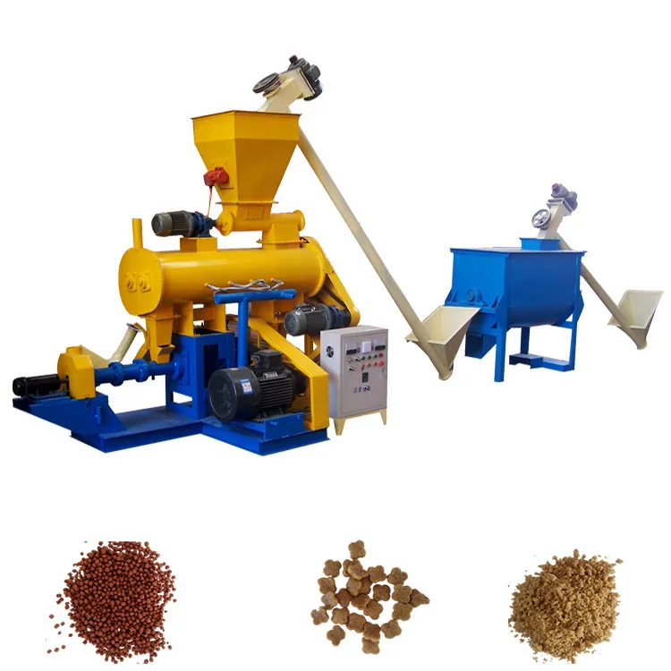 30-40kg/h post bed roller feed sewing machine pork pond feeder broiler pellet