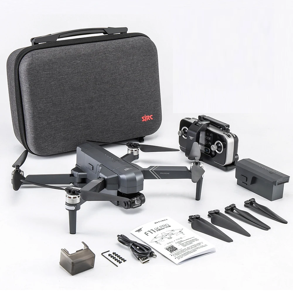 Sjrc F11 4k Pro Gps Дрон с 5g Wifi Fpv 4k Hd камера двухосевой стабилизатор Подвеса F11 бесщеточный Квадрокоптер Vs Sg906 Pro 2 Дрон