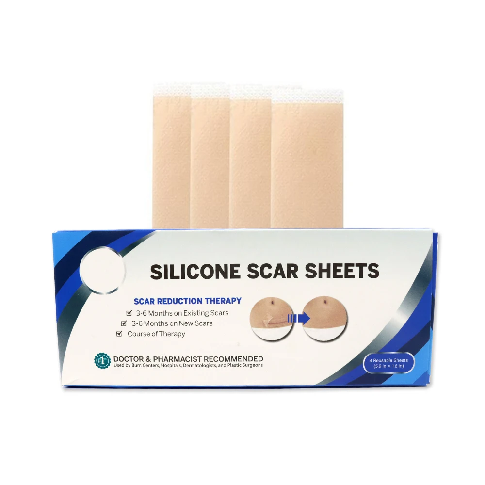 2022 Keloid Removal Patch Remove Acne Marks Reusable Silicone Scar Remover Sheets