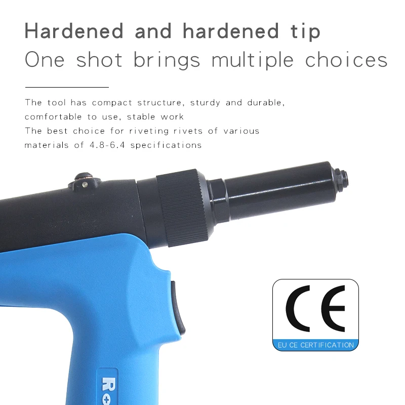 Rl-4000HV Automatic Loading Riveting Capacity 4.8mm 6.4mm Pneumatic Blind Pop Riveter Air Rivet Tools