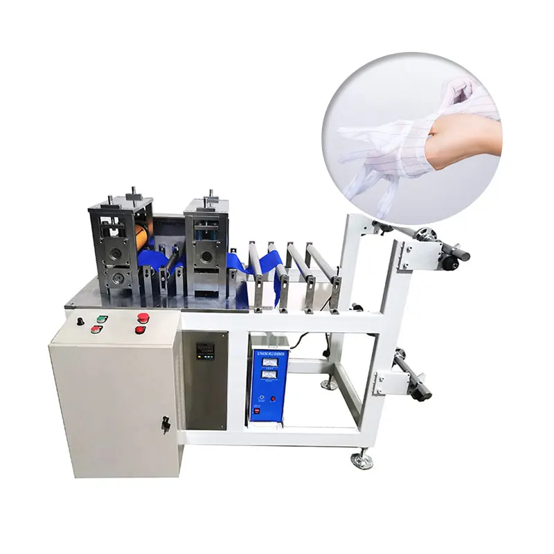 Industrial Automatic Safety Disposable Worker Hand Gloves Machine For Production Work Gloves