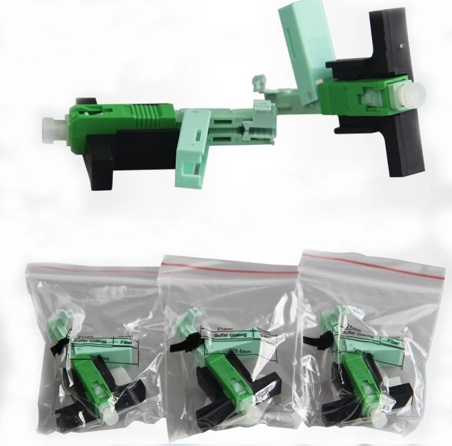 Quick Field Assembly FTTH Fiber Optic SC UPC Fast Connector