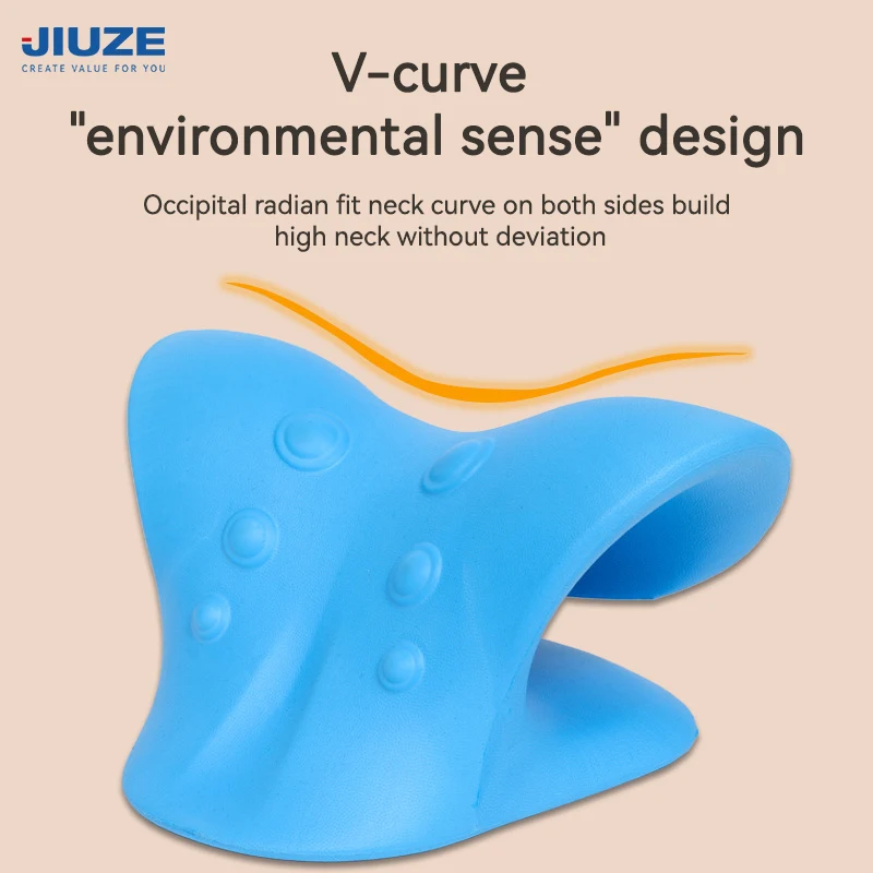 EVA Cervical Vertebra Massage Pillow And Neck Rehabilitation Tractor Muscle Relaxation Neck Massage Pillow