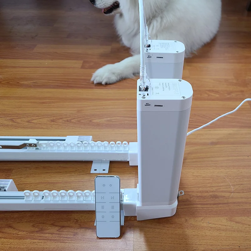 Google alexa smart home MI wifi tuya app controll remote controll electric smart home curtain system motor