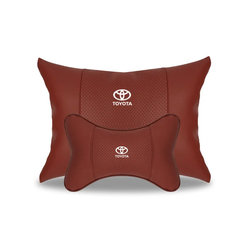 Car Neck Pillows Car Headrest Cushion Support Seat Accessories Toyota Backrest Safety Pillow Auto Interior Accessories