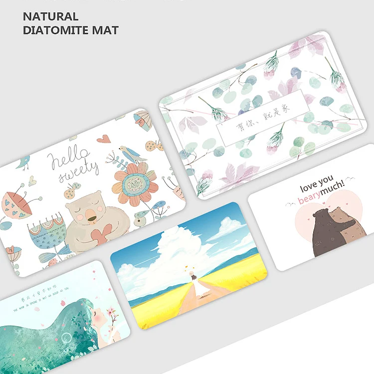 Super Absorbent Door Mat Diatomite Anti Slip Carpet