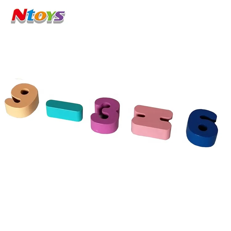 Hot Sale Wooden Educational Toys Three in One Beaded Logarithmic Plate Over 36 Months for Kids