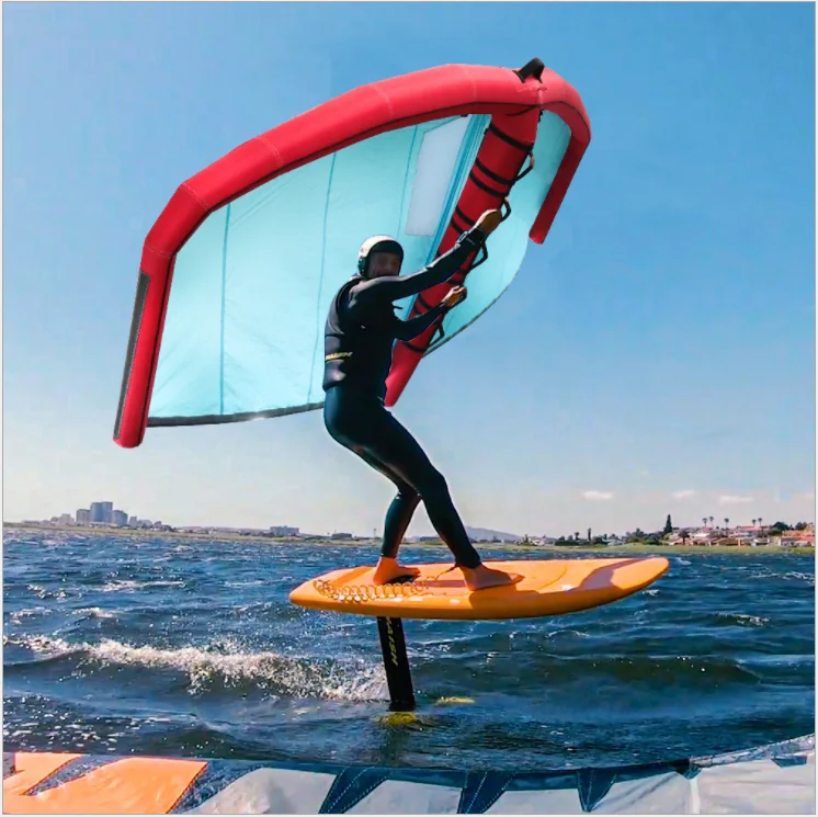 KCCE Polyester + TPU  OEM ODM wing foil flying kite windsurfing foil fly wingssail board